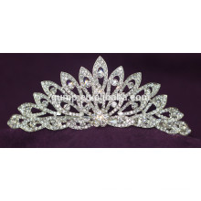 De Boa Qualidade Mini Desconto Brilhante Crystal Bridal Crown Custom Wedding Tiara